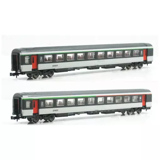 Set di 2 carrozze corail VTU - PIKO 94305 - SNCF - N 1/160 - 2R