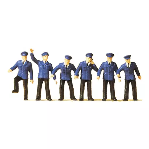 Personnel des chemins de fer DB - Preiser 14012 - HO 1/87