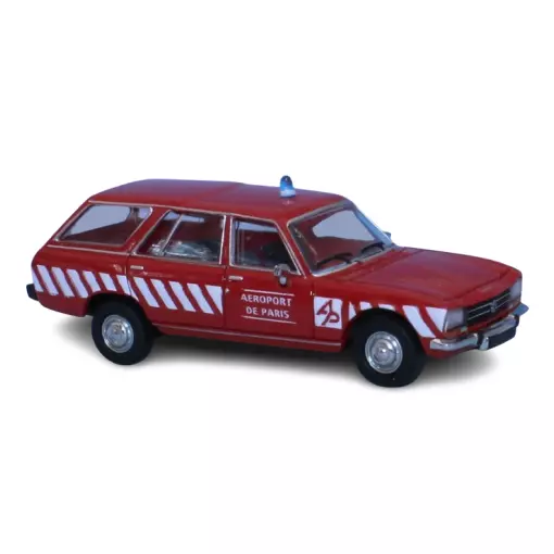 Peugeot 504 Kombi Feuerwehr Flughafen Paris - SAI 2352 - HO 1/87