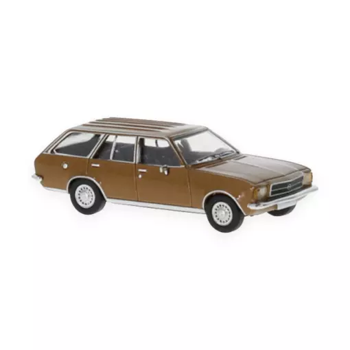 Voiture Opel Rekord D Caravan break - Brun métallisé - PCX 870403 - HO 1/87