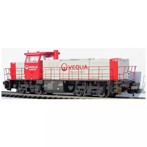 Vossloh diesellocomotief G 1206 Véolia - PIKO 59486 - HO 1/87 - Particulier - EP VI - 2R - Analoog