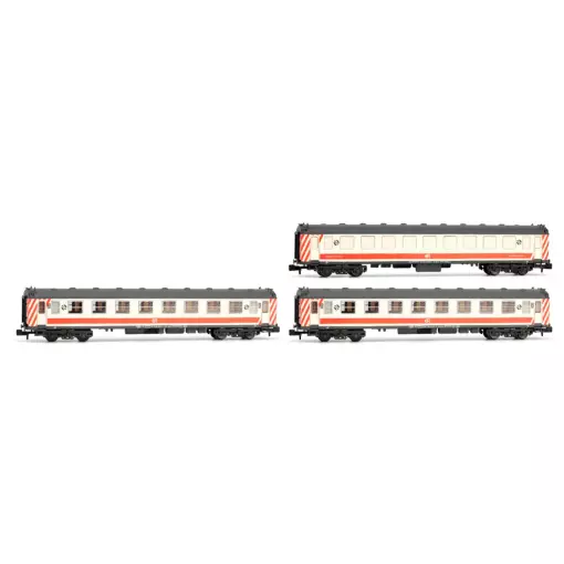 Conjunto de 3 vagones 5000 "Regionales" - Arnold HN4454 - N 1/160 - RENFE - EP V