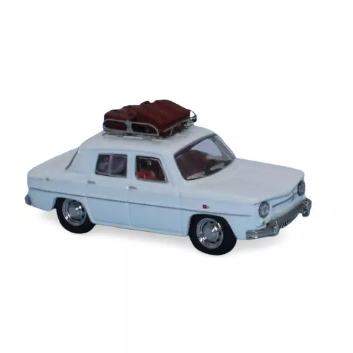 Renault 8 blanco con baca - SAI 1732 - HO 1/87