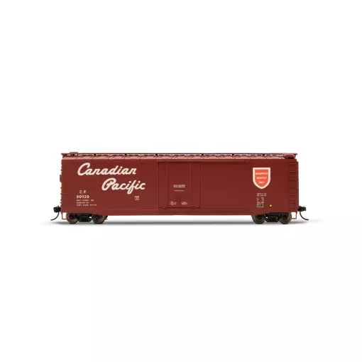 Wagon couvert US Canadian Pacific "Newsprint Service Only" 80920 - Rivarossi HR6636C - HO 1/87 - Privée - EP III