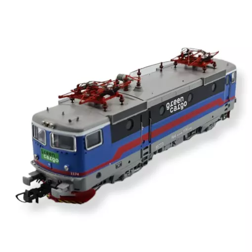 Locomotora eléctrica Rc4 Roco 70457 - HO: 1/87 - Carga Verde - EP VI