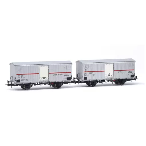 Coffret de 2 wagons frigorifique - Rivarossi HR6604 - HO 1/87 - FS - EP IV 