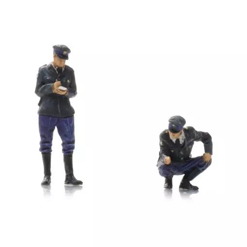 2 policiers du Reich - Artitec 5870057 - HO 1/87