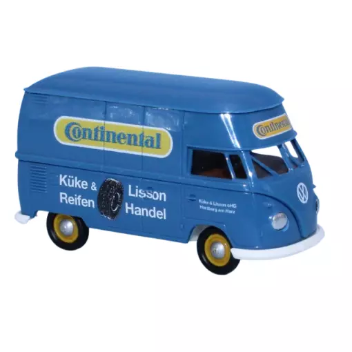 VW T1b réhaussé , Continental, 1960 - Brekina 32626 - HO 1/87