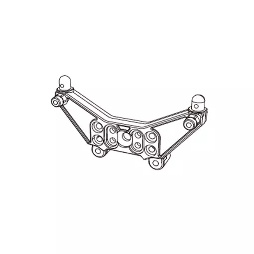 Achterschokdemperbevestiging voor Hyper Go - MJX 14180 - 1/14