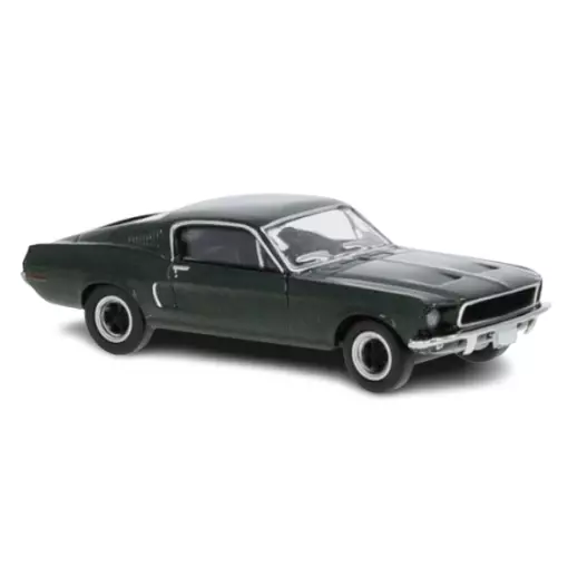 Ford Mustang Fastback 1968, vert foncé métallisé "Bullitt" - Brekina 19600 - HO 1/87