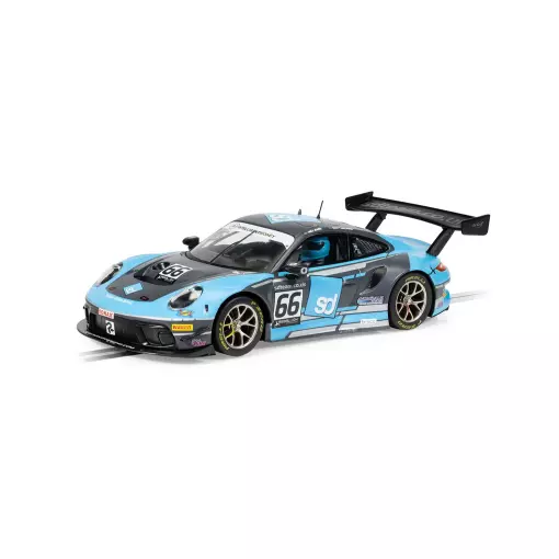 Voiture Analogique - Porsche 911 GT3 R - Team Parker Racing - British GT 2022- Scalextric CH4415 - Super Slot - Echelle I 1/32