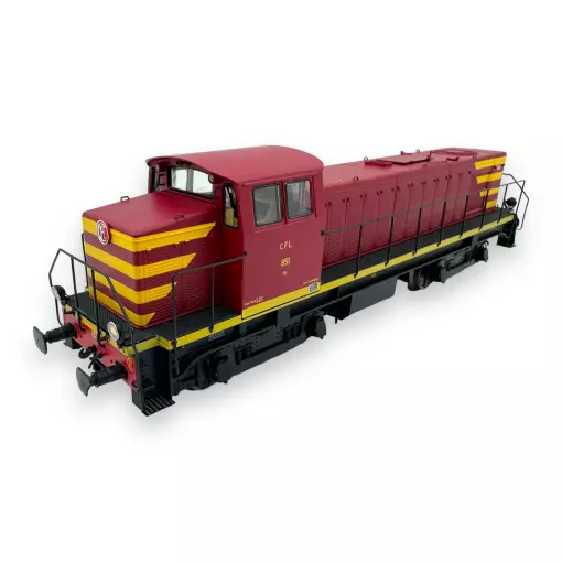 Locomotiva diesel 851 Consegna originale - ACC SON - REE MODELS JM011SAC - CFL - HO Ep III