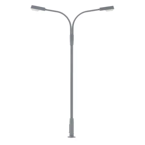 Una lámpara de pie de dos brazos con LED - Faller 180220 - HO 1/87