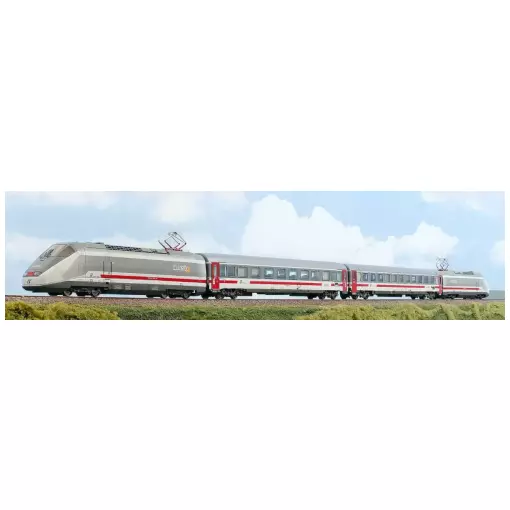 Set aus 4 Elementen Trenitalia "Intercity Day" - Acme 70112 - HO 1/87 - FS - Ep VI - Analog - 2R