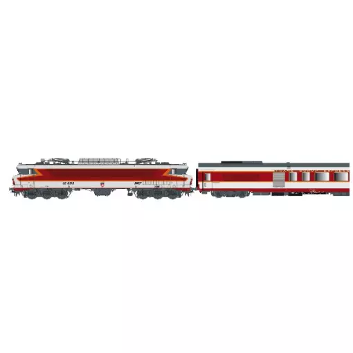 Set grand confort "Capitole" locomotiva elettrica CC 6513 + A4Dtux + A8tu - LS Models 11003AC - HO 1/87 - SNCF - Ep IV - Analogico - 3R