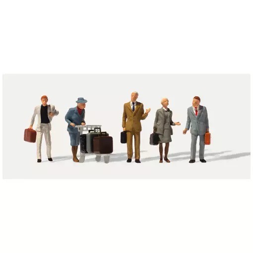 Set di 5 figure "Alla stazione" - Merten 0212536 - HO 1/87