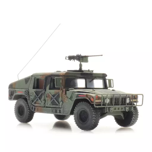 Humvee américain camouflage blindé .50 MG TK/INF - Artitec 6870543 - HO 1/87