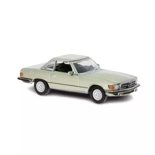 Mercedes Benz SL | vert clair métallisé | hardtop | PCX 870482 | HO 1/87