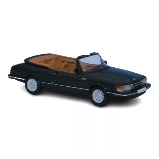 Saab 900 Cabriolet - Vert Foncé Métallisé - 1986 - PCX 870671 - HO 1/87 