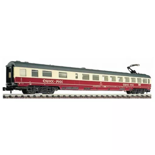 IC/EC-Speisewagen Typ WRbmz 139 in roter Cremefarbe mit schwarzem Dach