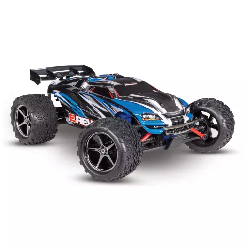 Monster truck E-Revo borstelloos 100% RTR - Traxxas 71054-8-BLUE - 1/16