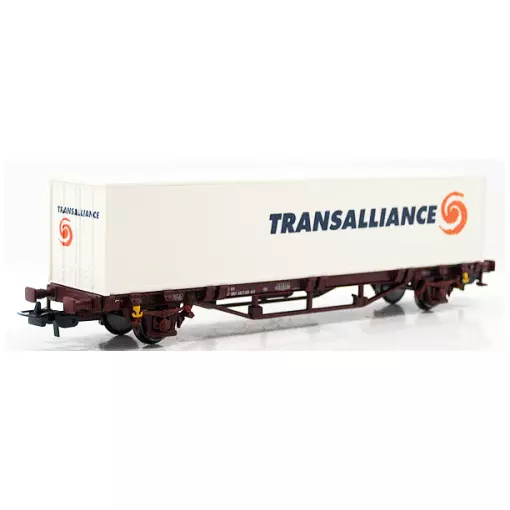 Wagon porte conteneur TRANSALLIANCE 