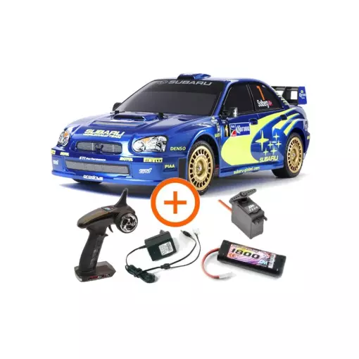 Voiture électrique - Subaru Impreza Mexico 04 TT01E KIT - Tamiya 47372L - 1/10 