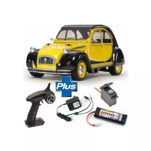 Citroën 2CV Charleston lot complet - Tamiya 58655L - 1/10