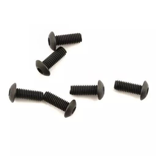 6 Vis BHC tête bombée 3x8mm - Traxxas 2576