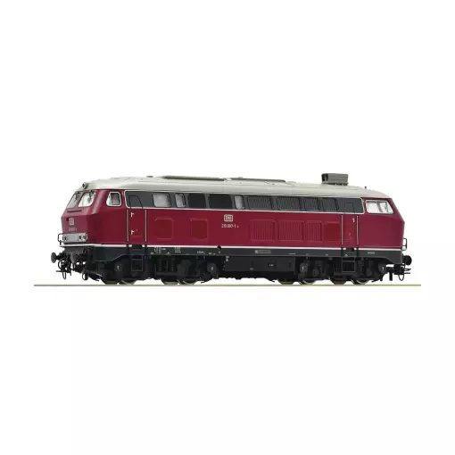 Locomotora diesel serie 210 Roco 70764 - HO : 1/87 - DB - EP IV - analógica