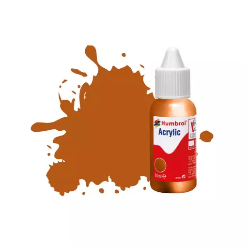 Peinture acrylique n°55 - Bronze - Métallique - Humbrol DB0055 - 14 mL