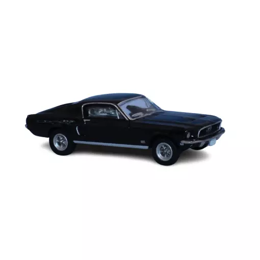 Ford Mustang Fastback 1968, noire - Brekina 19601 - HO 1/87