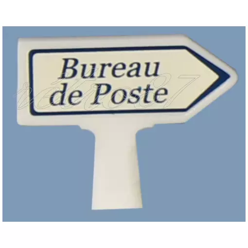 Panneau Michelin "Bureau de poste" - SAI 8425 - HO 1/87