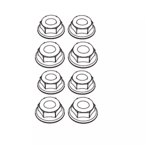 Nut (x8) for Hyper Go - MJX M40 - 1/14 and 1/16