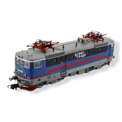 Locomotora eléctrica Rc4 DCC SON Roco 70458 - HO 1/87 - Carga Verde - EP VI