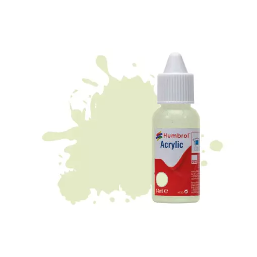 Peinture acrylique n°90 - couleur beige vert MAT HUMBROL DB0090 | 14 mL