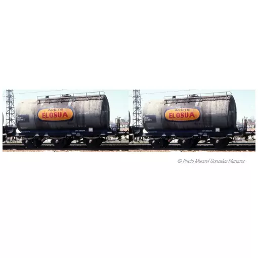 Coffret de 2 wagons citernes "Elosua" - Arnold HN6613 - N 1/160 - RENFE - EP IV