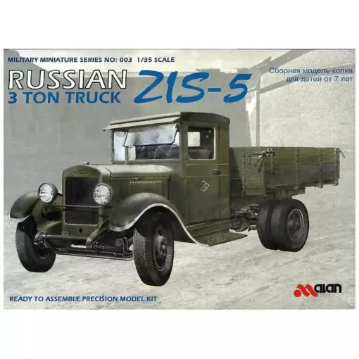  Russian 3 Ton Truck ZiS-5 - ALAN 003 - Echelle 1/35