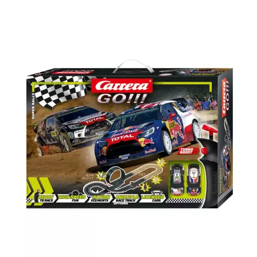 Super Rally Set - Carrera GO!!! 62495 - O 1/43 - Analoog