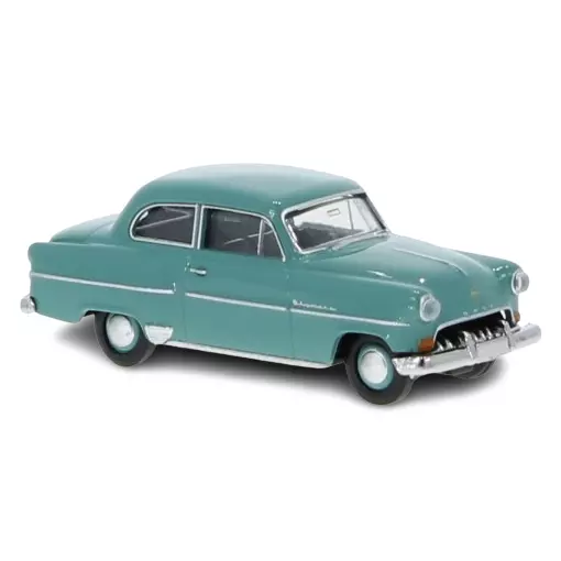 Opel Olympia Rekord, turquoise, 1954 - Brekina 20240 - HO 1/87