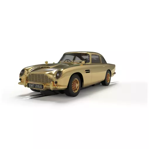 James Bond Aston Martin DB5 - Goldfinger - Édition Or 60e Anniversaire - Scalextric C4550A - 1/32 - Analogique