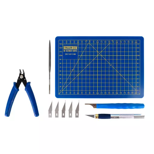 Starter kit di attrezzi per il modellismo - Faller 170560 - HO/N/Z/TT