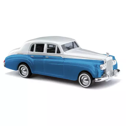 BUSCH 44422 Rolls Royce gris claro y azul metalizado - HO 1/87