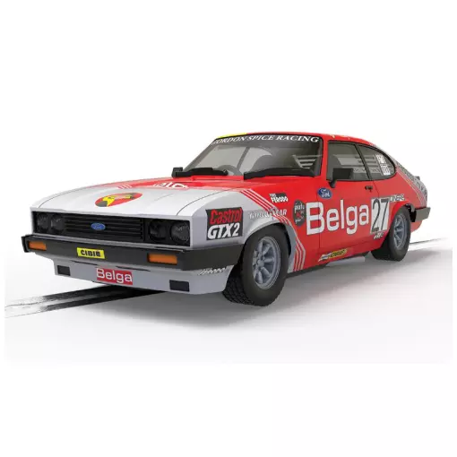 Ford Capri MK3 auto - Scalextric C4349 - I 1/32 - Analoog - Spa 24Hours 1978