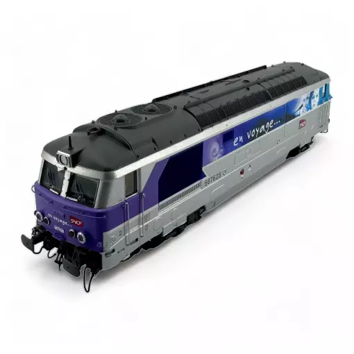 Locomotive Diesel BB67628 - EN VOYAGE "Nevers" DC REE MODELES MB169 - SNCF - HO