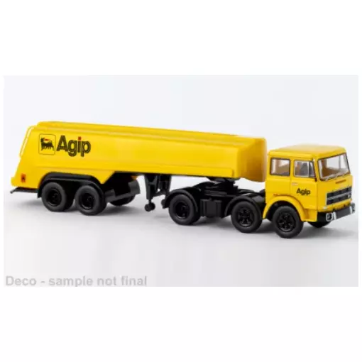 Semirimorchio cisterna Fiat 691 T Agip - Brekina 58584 - HO 1/87