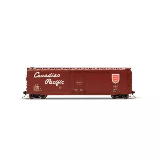 Wagon couvert US Canadian Pacific "Newsprint Service Only" 80927 - Rivarossi HR6636D - HO 1/87 - Privée - EP III