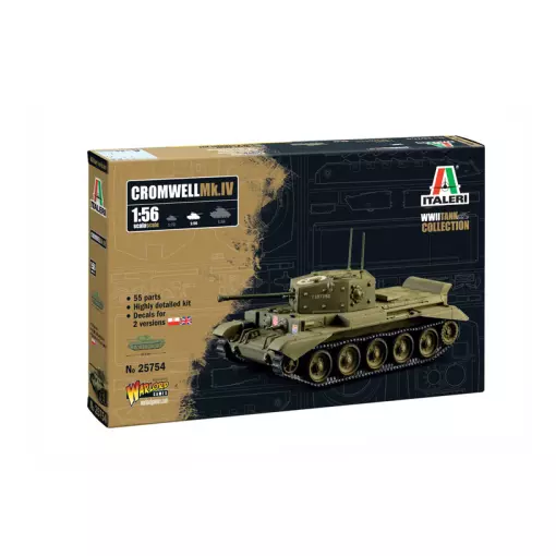 Tanque Cromwell Mk. IV - Italeri 25754 - 1/56