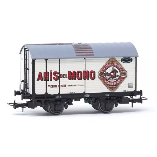 Weintransportwagen, "Anis del mono" - Electrotren HE6059 - HO 1/87 - NORTE - Ep III - 2R