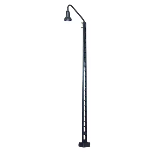 Lampadaire de Gare - Hauteur 124mm - Viessmann 6384 - HO: 1/87 